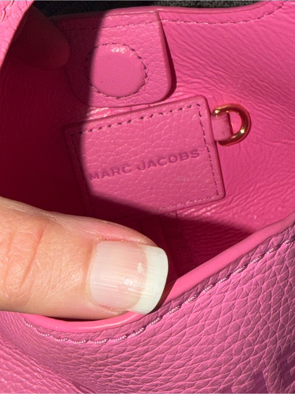 Marc Jacobs Pink The Sack Bag - Picture 3 of 10